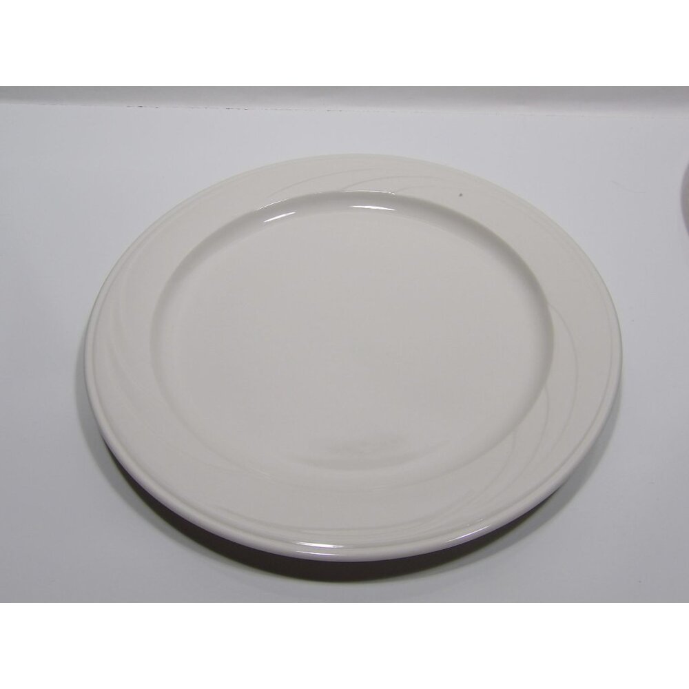 Syracuse China Cascade 12" Round Chop Plate Platter White Ceramic